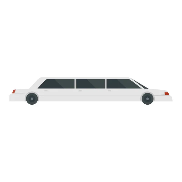 Modern limuzin-ikon, lapos stílus — Stock Vector