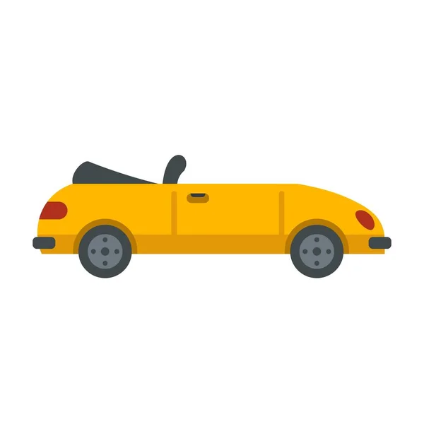 Icono de cabriolet retro, estilo plano — Vector de stock