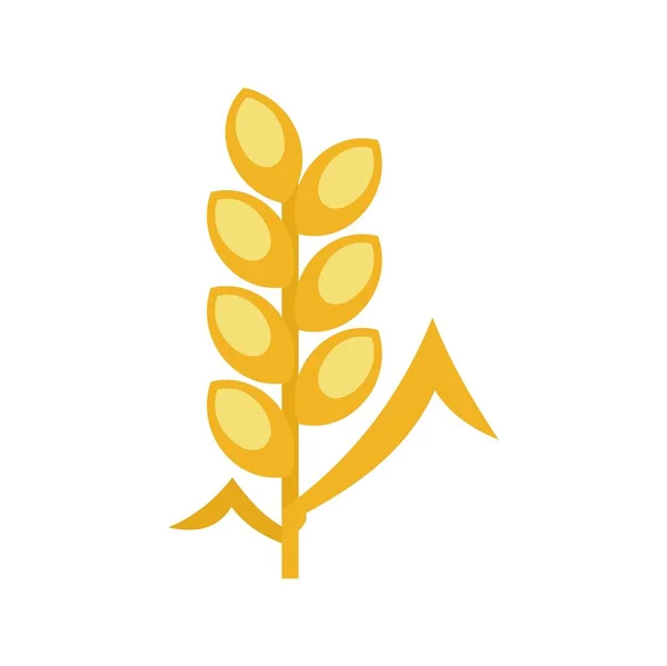Ikona pszenicy, płaski — Wektor stockowy