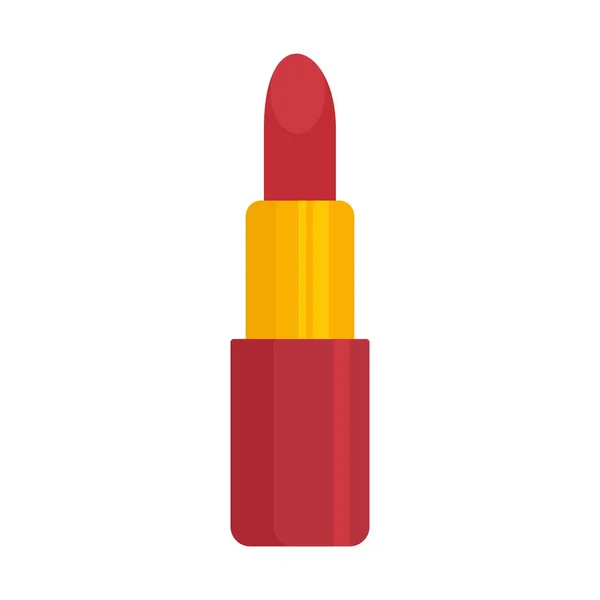 Luxury lipstick icon, flat style — Stock Vector