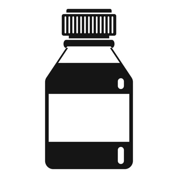 Icona della bottiglia medica, stile semplice — Vettoriale Stock
