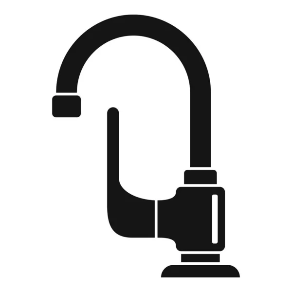 Closed faucet icon, simple style — ストックベクタ