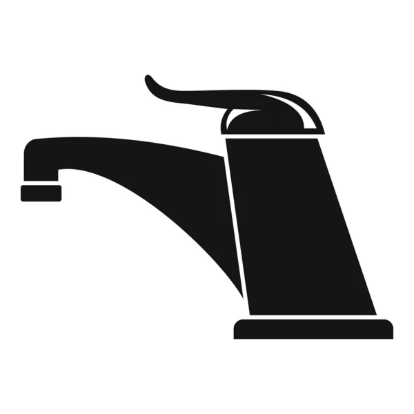 Home water tap icon, simple style — ストックベクタ