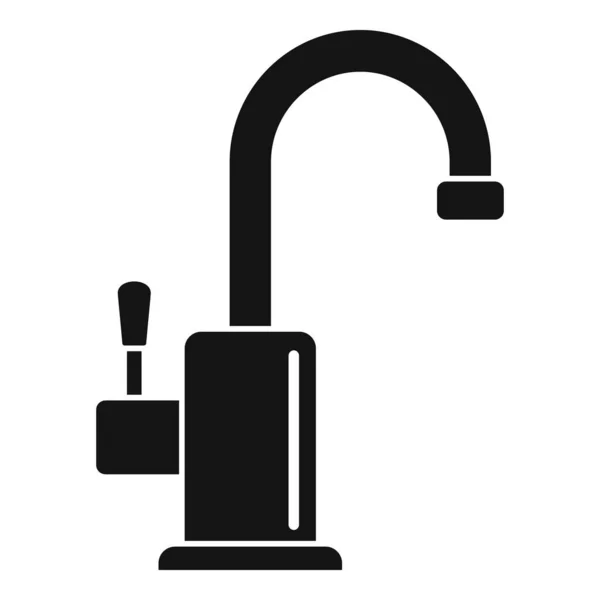 Kitchen water tap icon, simple style — ストックベクタ