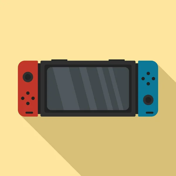 Ícone do interruptor Nintendo, estilo plano — Vetor de Stock