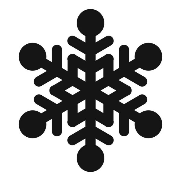 Hermoso icono de copo de nieve, estilo simple — Archivo Imágenes Vectoriales