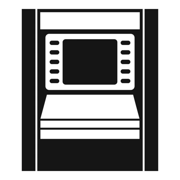 Atm moderne Chip-Symbol, einfachen Stil — Stockvektor