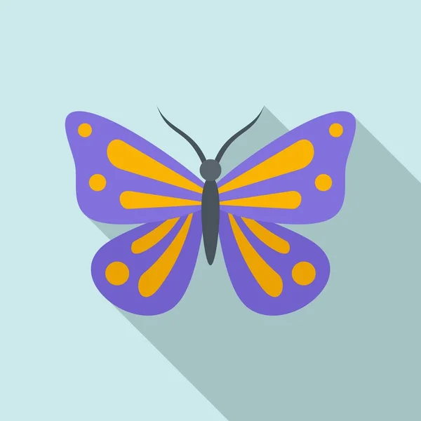 Icono de mariposa festiva, estilo plano — Archivo Imágenes Vectoriales