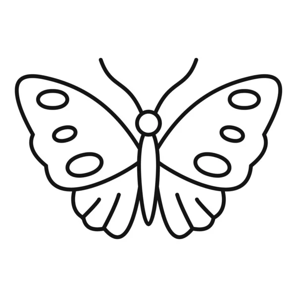 Schmetterling Ikone, flacher Stil — Stockvektor