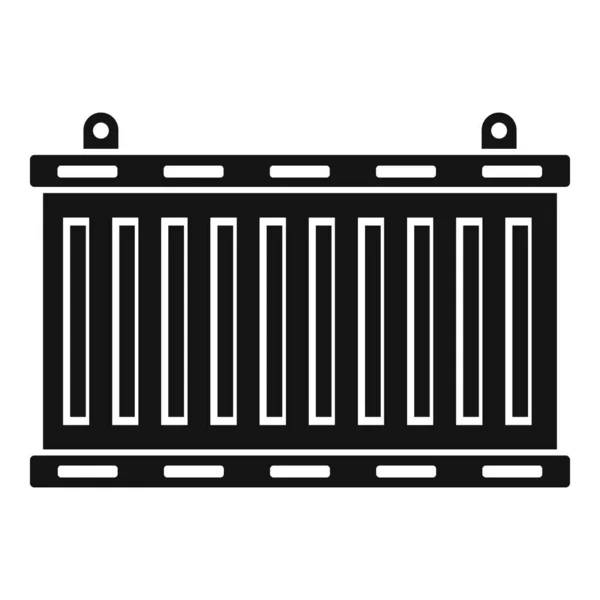 Express container pictogram, eenvoudige stijl — Stockvector