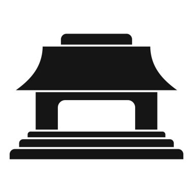 Japon geleneksel ev simgesi, basit stil