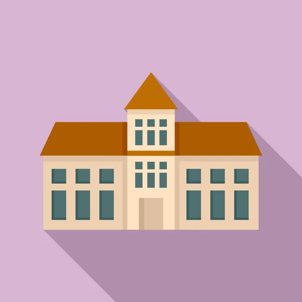 Icono de la universidad de Oxford, estilo plano — Vector de stock