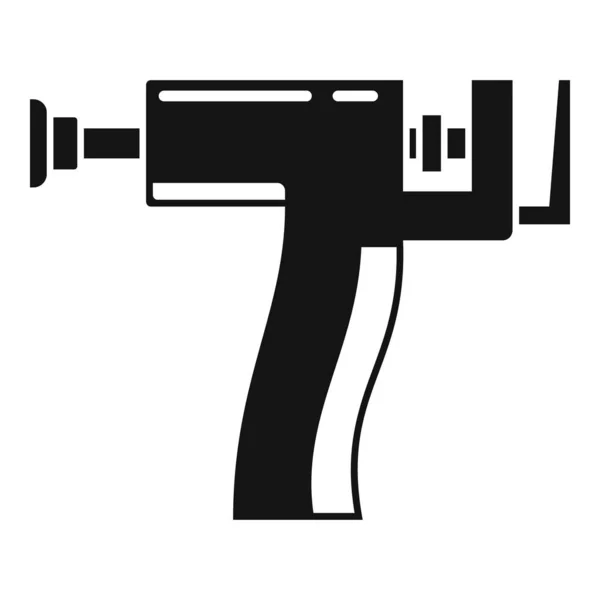 Piercing gun icon, einfacher Stil — Stockvektor