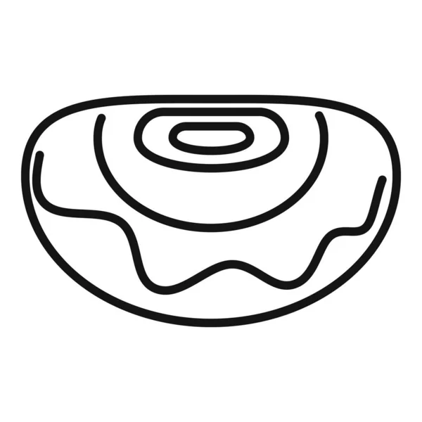 Saúde ícone do feijão renal, estilo esboço — Vetor de Stock