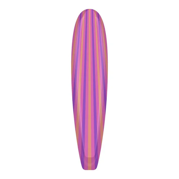 Wave surfboard icon, cartoon style — Stock Vector