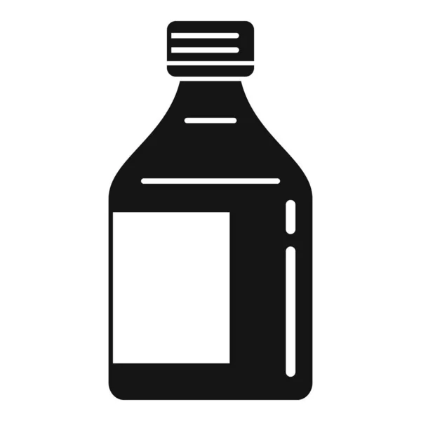 Cough syrup icon, simple style — Stock Vector