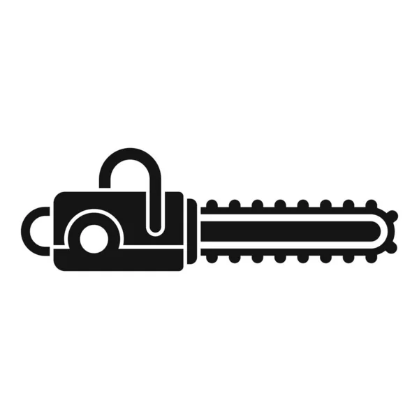 Retter chainsaw icon, simple style — стоковый вектор