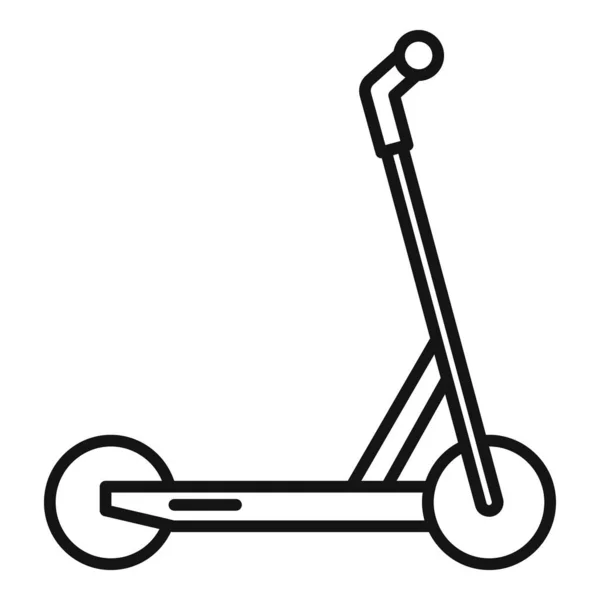 Elektronik modern scooter simgesi, özet biçimi — Stok Vektör