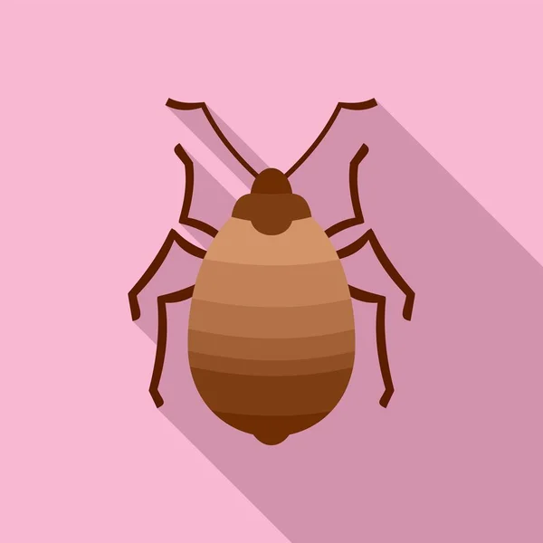 Ícone de inseto inseto, estilo plano — Vetor de Stock