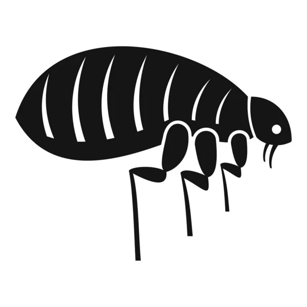 Parasite bug icon, simple style — Stock Vector