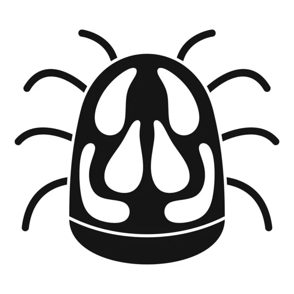 Böcek hastalığı simgesi, basit biçim — Stok Vektör