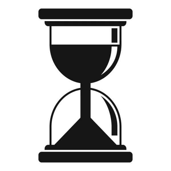 Hipnosis icono reloj de arena, estilo simple — Vector de stock