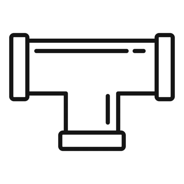 Ícone de tubo de esgoto, estilo esboço —  Vetores de Stock
