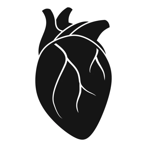 Corpo ícone coração humano, estilo simples —  Vetores de Stock