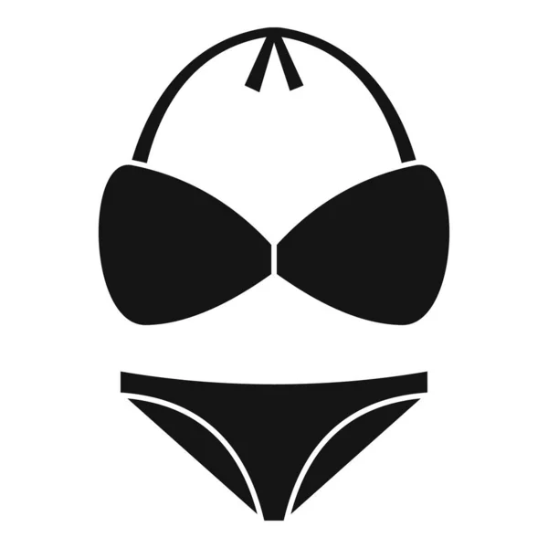 Robe icône maillot de bain, style simple — Image vectorielle