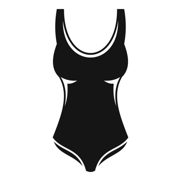 Icône de maillot de bain fille, style simple — Image vectorielle