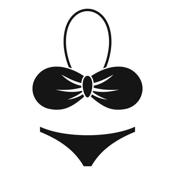 Icône de maillot de bain sexy, style simple — Image vectorielle