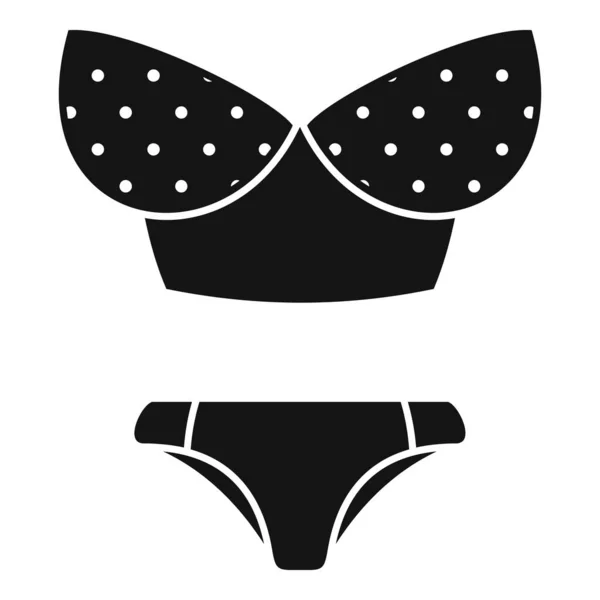 Modern swimsuit icon, simple style — Stock Vector