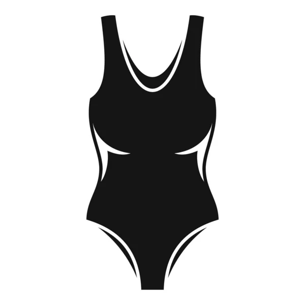 Glamour plavky ikona, jednoduchý styl — Stockový vektor
