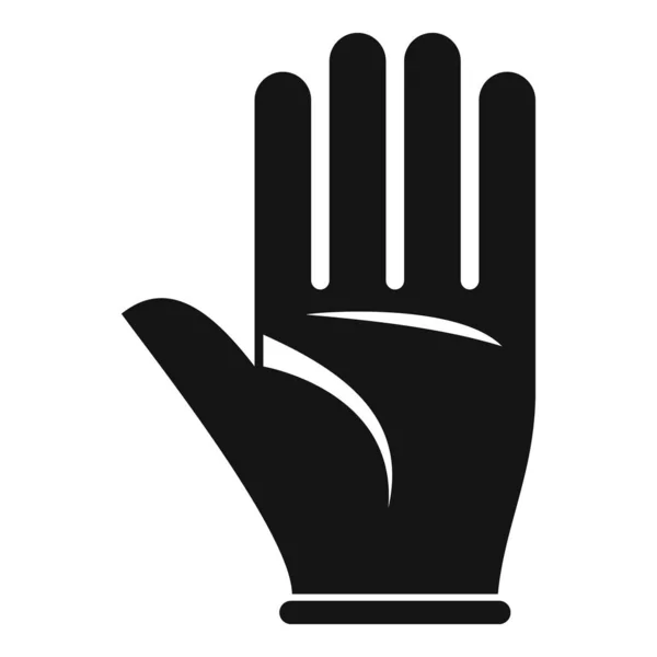 Ikona rękawiczki Survival, prosty styl — Wektor stockowy