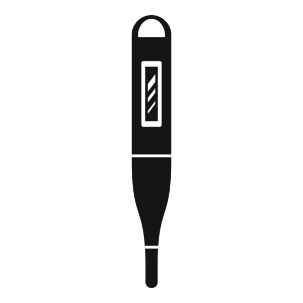 Persönliches elektrisches Thermometer-Symbol, einfacher Stil — Stockvektor