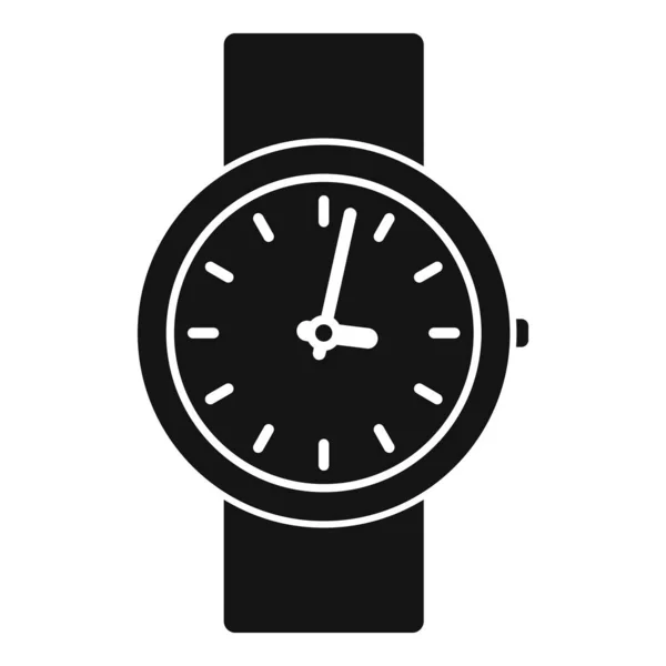 Icono de reparación de relojes de cuero, estilo simple — Vector de stock