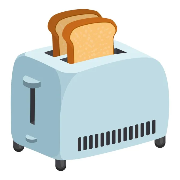 Keuken broodrooster icoon, cartoon stijl — Stockvector