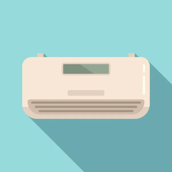 Air climate control icon, flat style — Stock Vector