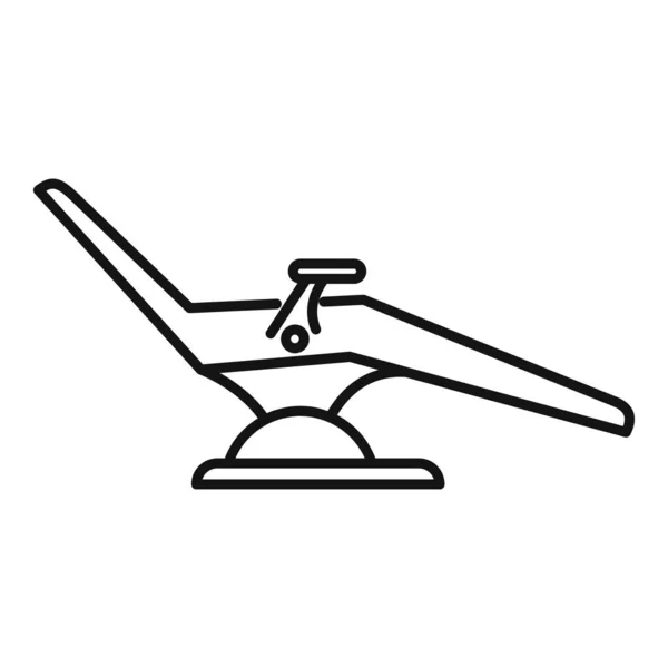 Символ кресла-стоматолога, стиль наброска — стоковый вектор