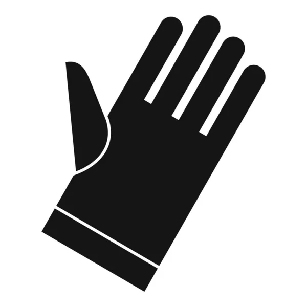 Handschuh-Ikone, einfacher Stil — Stockvektor