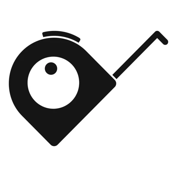 Icono de cinta métrica de caldera, estilo simple — Vector de stock