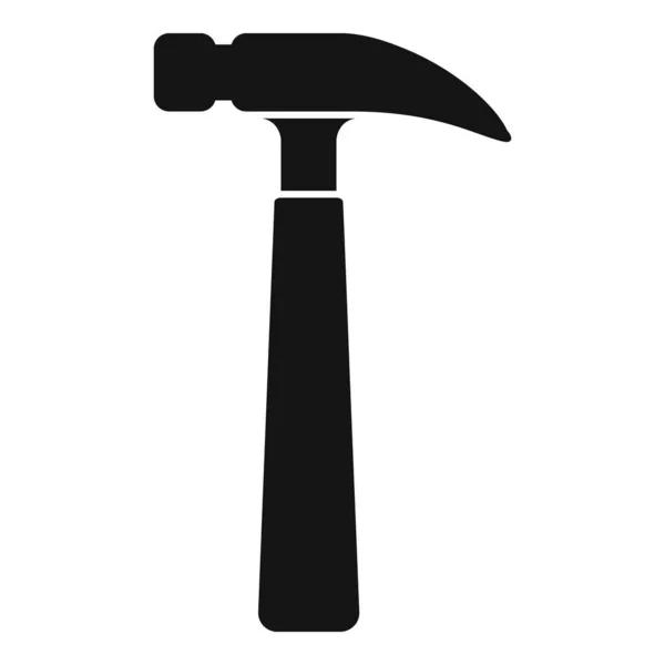 Tiler kalapács ikon, egyszerű stílus — Stock Vector