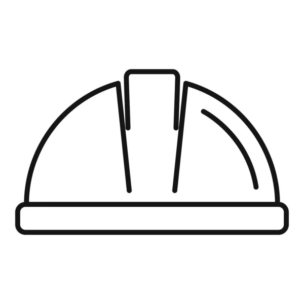 Ícone de capacete Tiler, estilo esboço —  Vetores de Stock