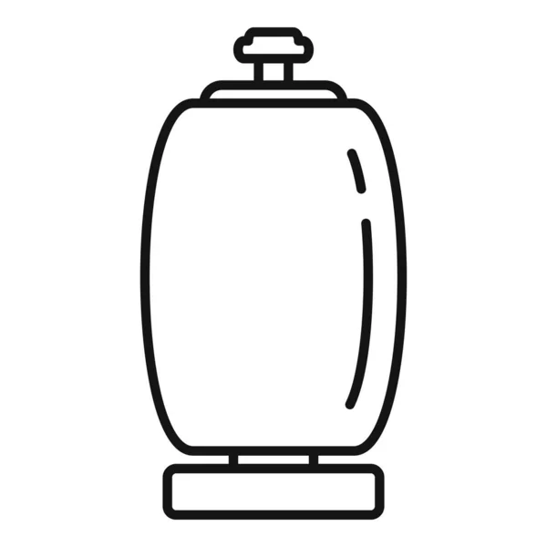 Icône pneumatique de réparation d'aéronef, style de contour — Image vectorielle