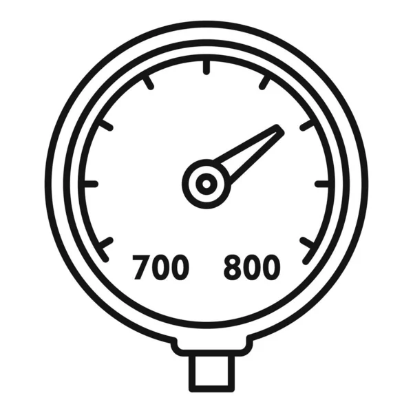 Barometer-Symbol, Umrissstil — Stockvektor