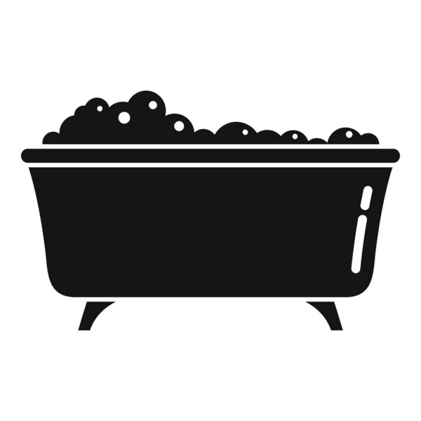 Icono de bañera, estilo simple — Vector de stock