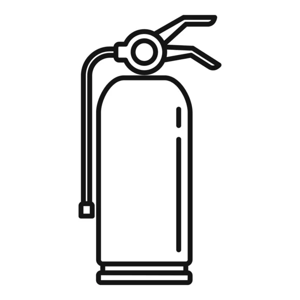 Fire extinguisher tool icon, outline style — Stock Vector