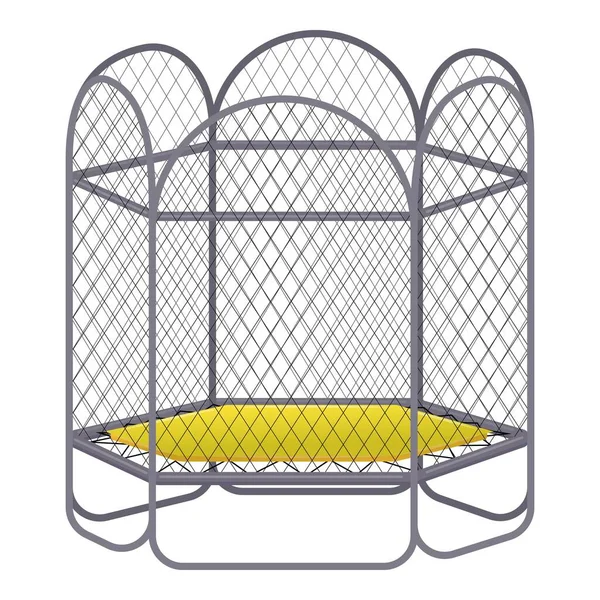 Brána trampolína ikona, kreslený styl — Stockový vektor