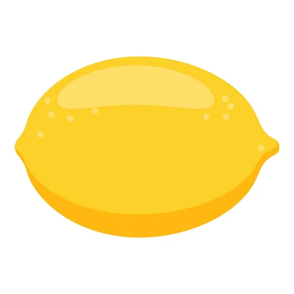 Zitronen-Ikone im Cartoon-Stil — Stockvektor