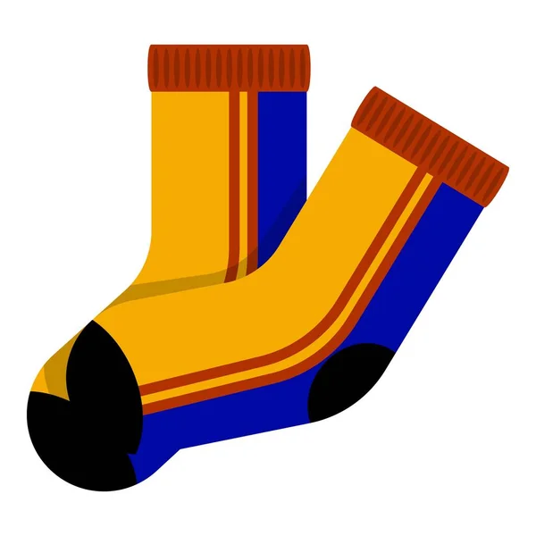 Calcetines calientes icono, estilo de dibujos animados — Vector de stock